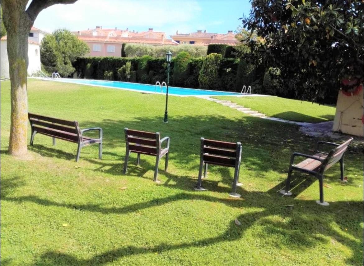 סאן פליו דה גיסולס Apartamento En Platja Sant Pol S'Agaro Con Pisicina Y Jardin מראה חיצוני תמונה